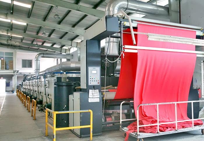 Textile Manufacturing Machines in Modern Factory
